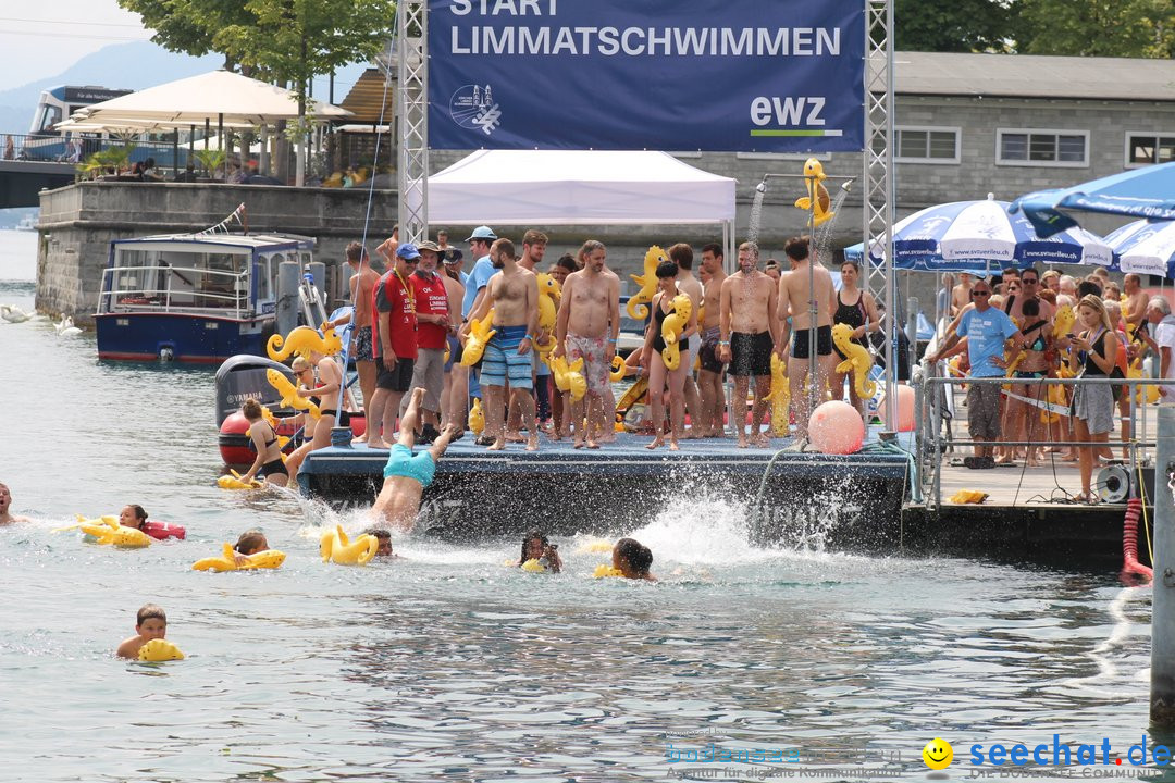 54. Zuercher Limmatschwimmen: Zuerich - Schweiz, 18.08.2018