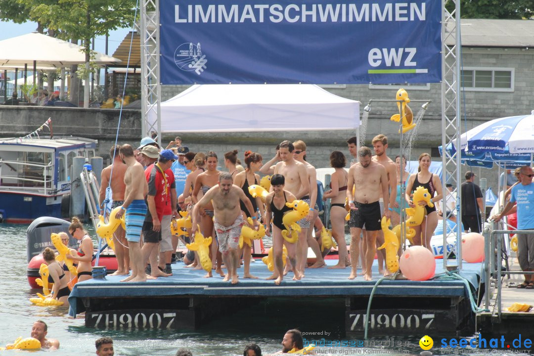 54. Zuercher Limmatschwimmen: Zuerich - Schweiz, 18.08.2018