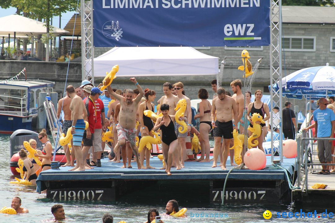 54. Zuercher Limmatschwimmen: Zuerich - Schweiz, 18.08.2018