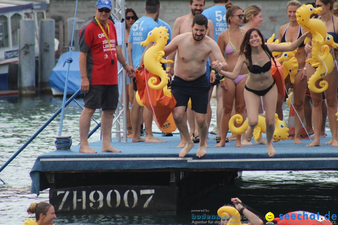 54. Zuercher Limmatschwimmen: Zuerich - Schweiz, 18.08.2018