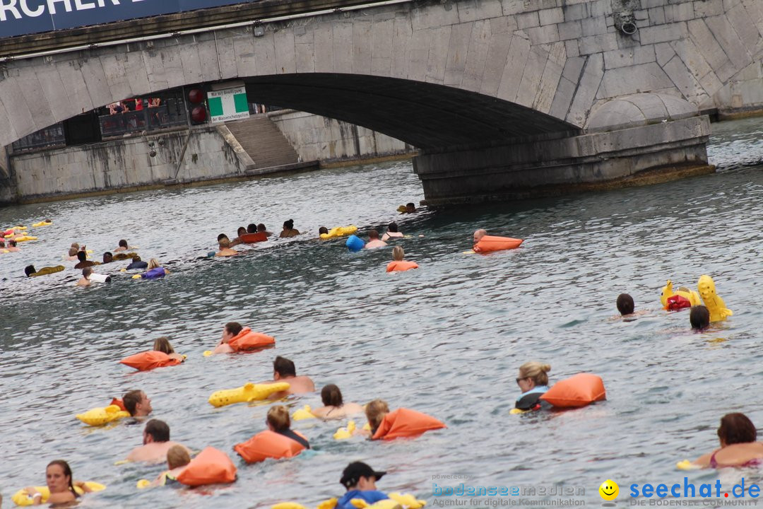 54. Zuercher Limmatschwimmen: Zuerich - Schweiz, 18.08.2018