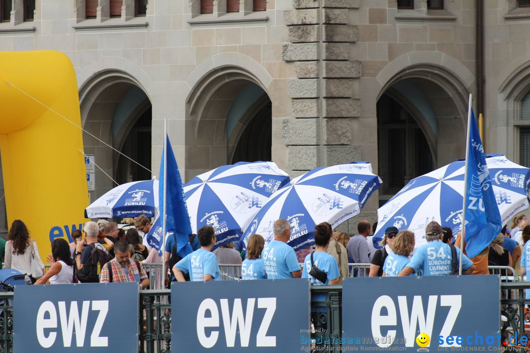 54. Zuercher Limmatschwimmen: Zuerich - Schweiz, 18.08.2018