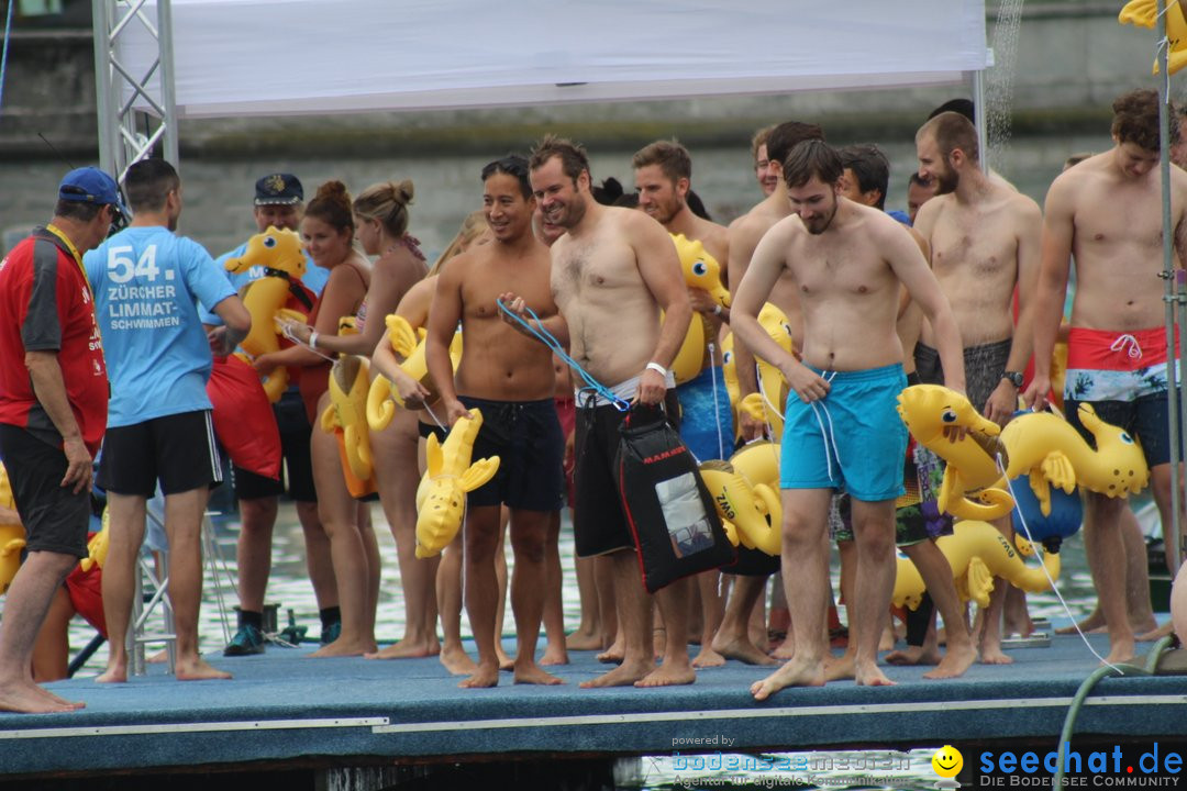 54. Zuercher Limmatschwimmen: Zuerich - Schweiz, 18.08.2018