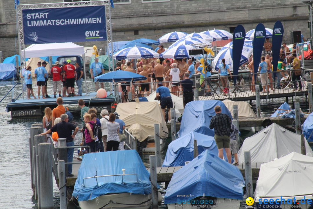 54. Zuercher Limmatschwimmen: Zuerich - Schweiz, 18.08.2018