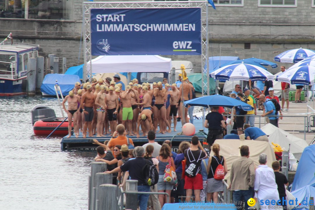 54. Zuercher Limmatschwimmen: Zuerich - Schweiz, 18.08.2018