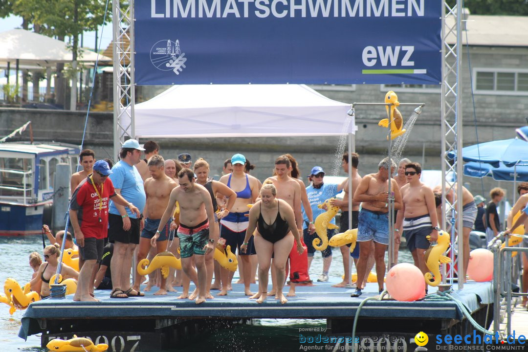 54. Zuercher Limmatschwimmen: Zuerich - Schweiz, 18.08.2018