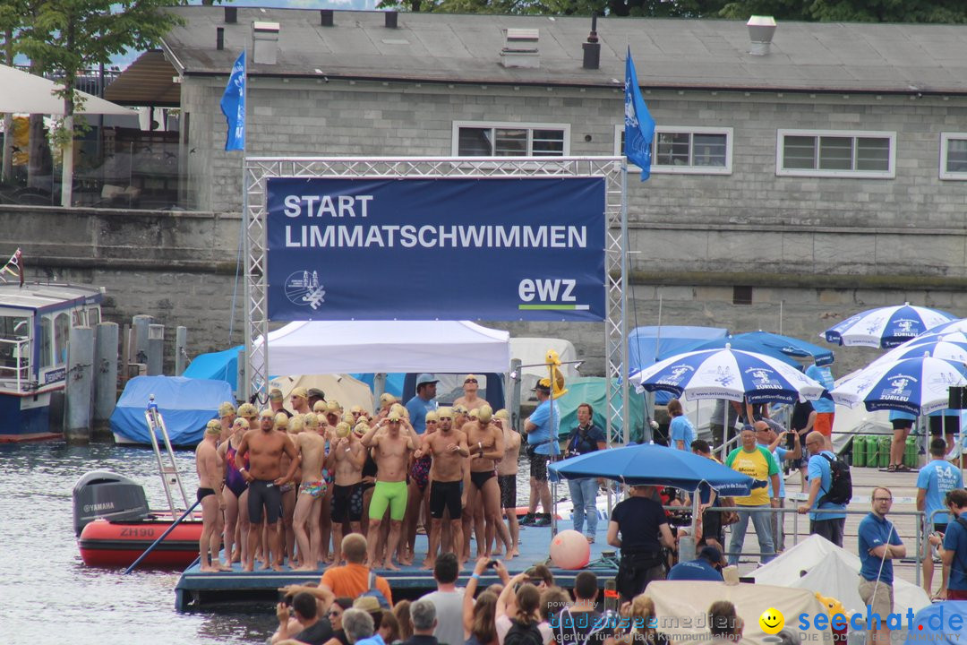 54. Zuercher Limmatschwimmen: Zuerich - Schweiz, 18.08.2018