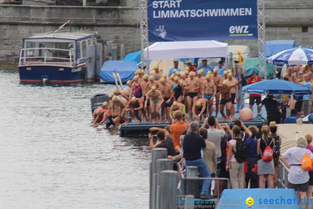 54. Zuercher Limmatschwimmen: Zuerich - Schweiz, 18.08.2018