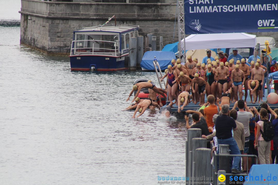 54. Zuercher Limmatschwimmen: Zuerich - Schweiz, 18.08.2018