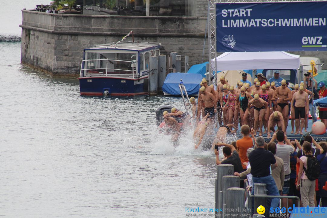 54. Zuercher Limmatschwimmen: Zuerich - Schweiz, 18.08.2018