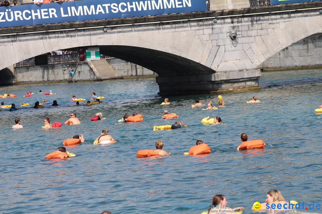 54. Zuercher Limmatschwimmen: Zuerich - Schweiz, 18.08.2018