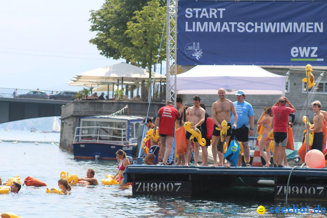 54. Zuercher Limmatschwimmen: Zuerich - Schweiz, 18.08.2018