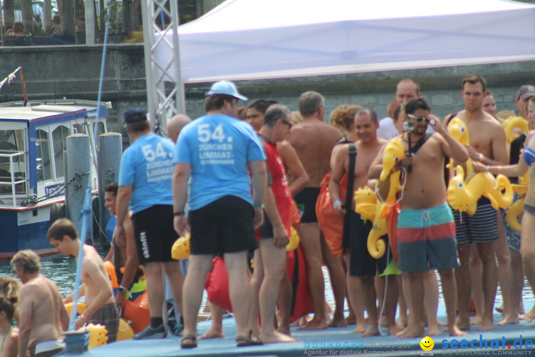 54. Zuercher Limmatschwimmen: Zuerich - Schweiz, 18.08.2018