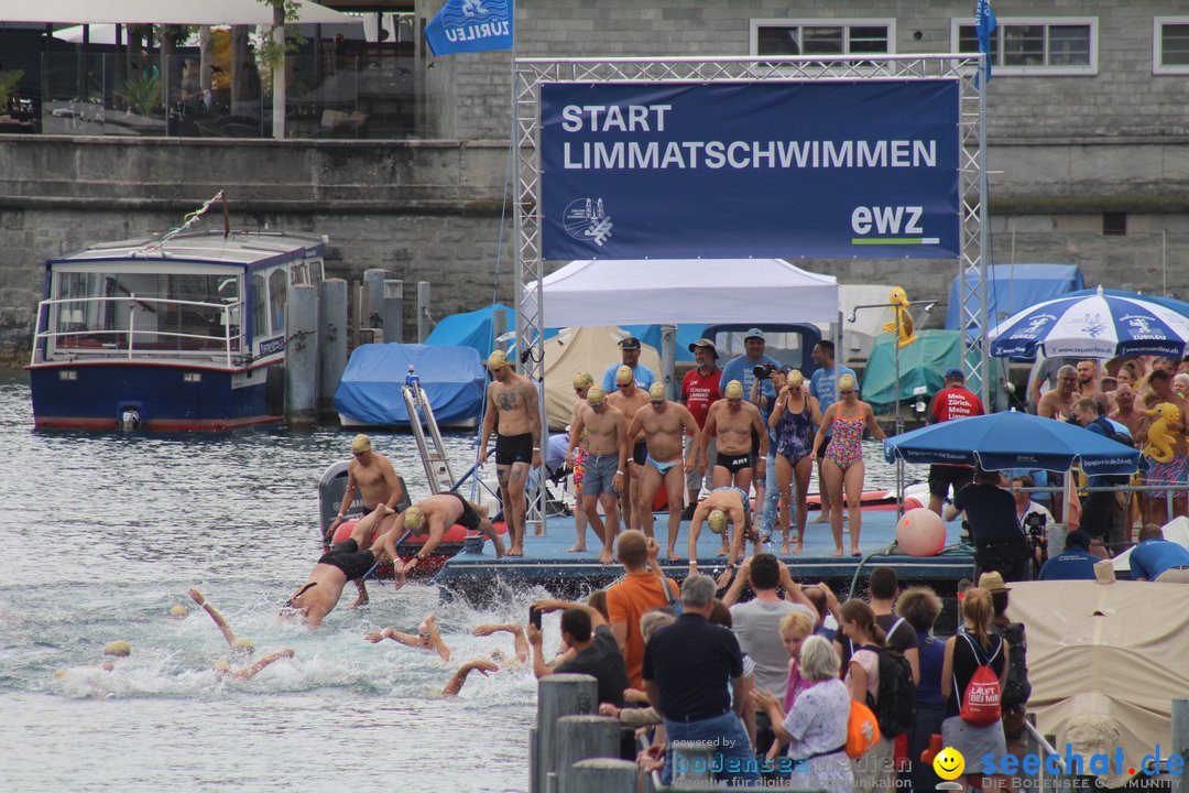 54. Zuercher Limmatschwimmen: Zuerich - Schweiz, 18.08.2018