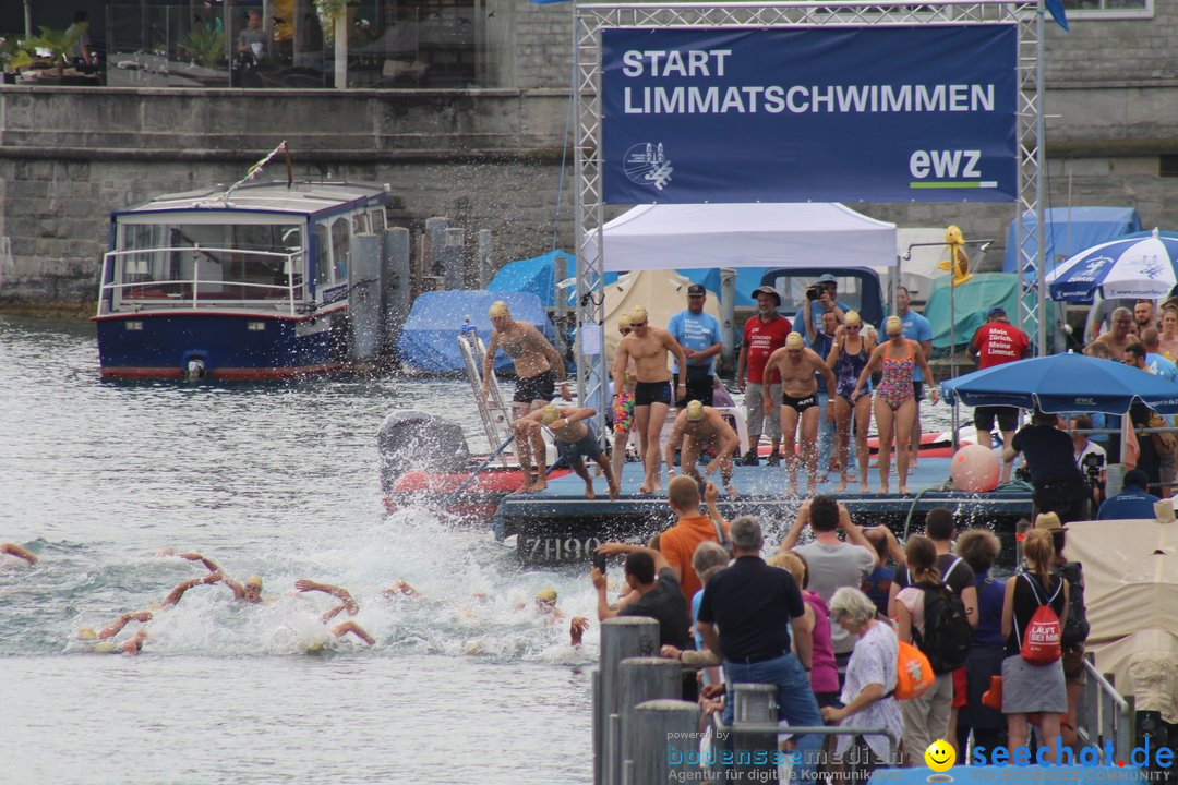 54. Zuercher Limmatschwimmen: Zuerich - Schweiz, 18.08.2018