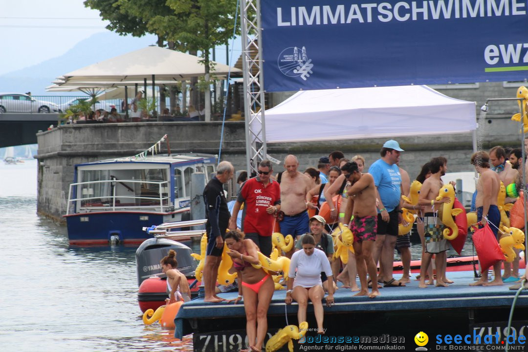 54. Zuercher Limmatschwimmen: Zuerich - Schweiz, 18.08.2018