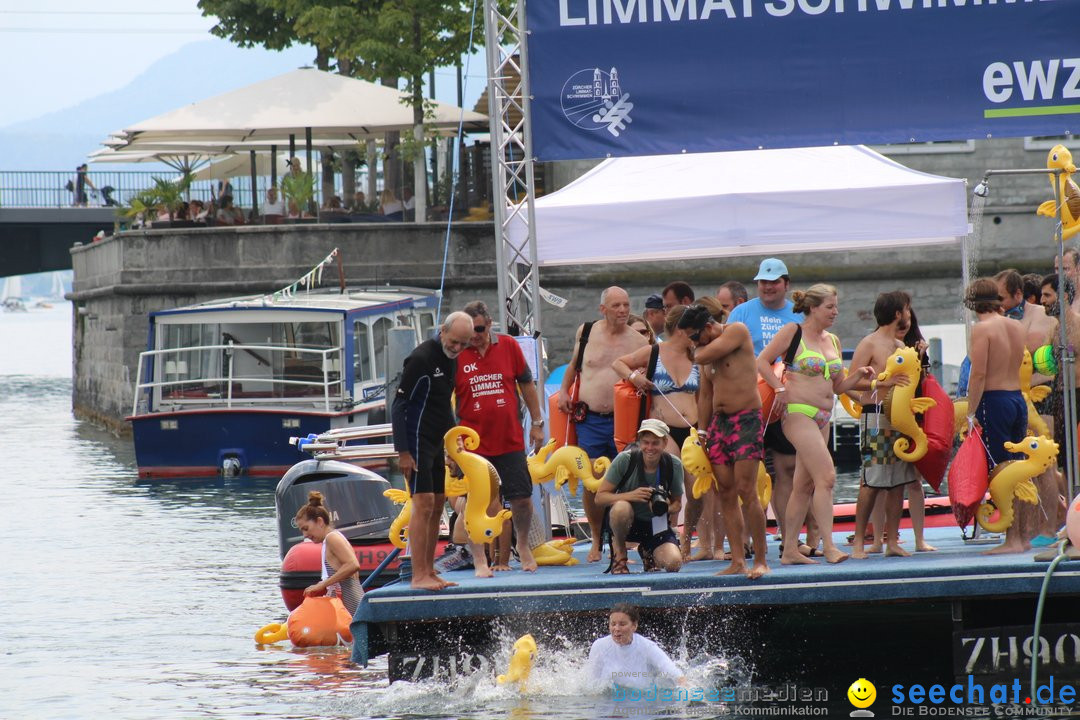 54. Zuercher Limmatschwimmen: Zuerich - Schweiz, 18.08.2018