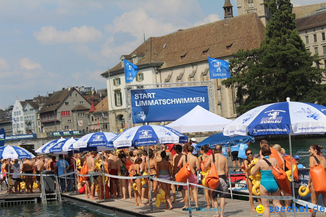 54. Zuercher Limmatschwimmen: Zuerich - Schweiz, 18.08.2018