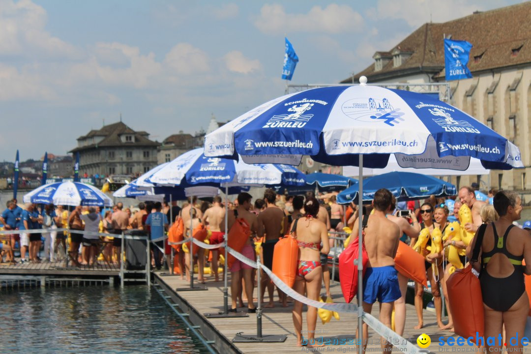 54. Zuercher Limmatschwimmen: Zuerich - Schweiz, 18.08.2018