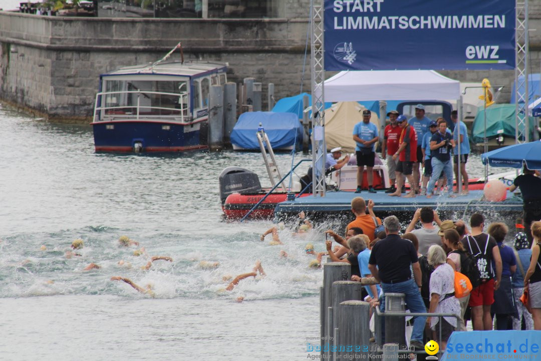 54. Zuercher Limmatschwimmen: Zuerich - Schweiz, 18.08.2018