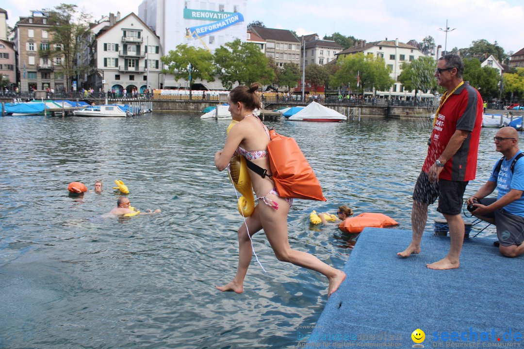 54. Zuercher Limmatschwimmen: Zuerich - Schweiz, 18.08.2018