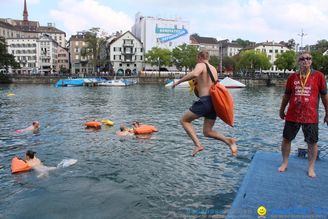 54. Zuercher Limmatschwimmen: Zuerich - Schweiz, 18.08.2018