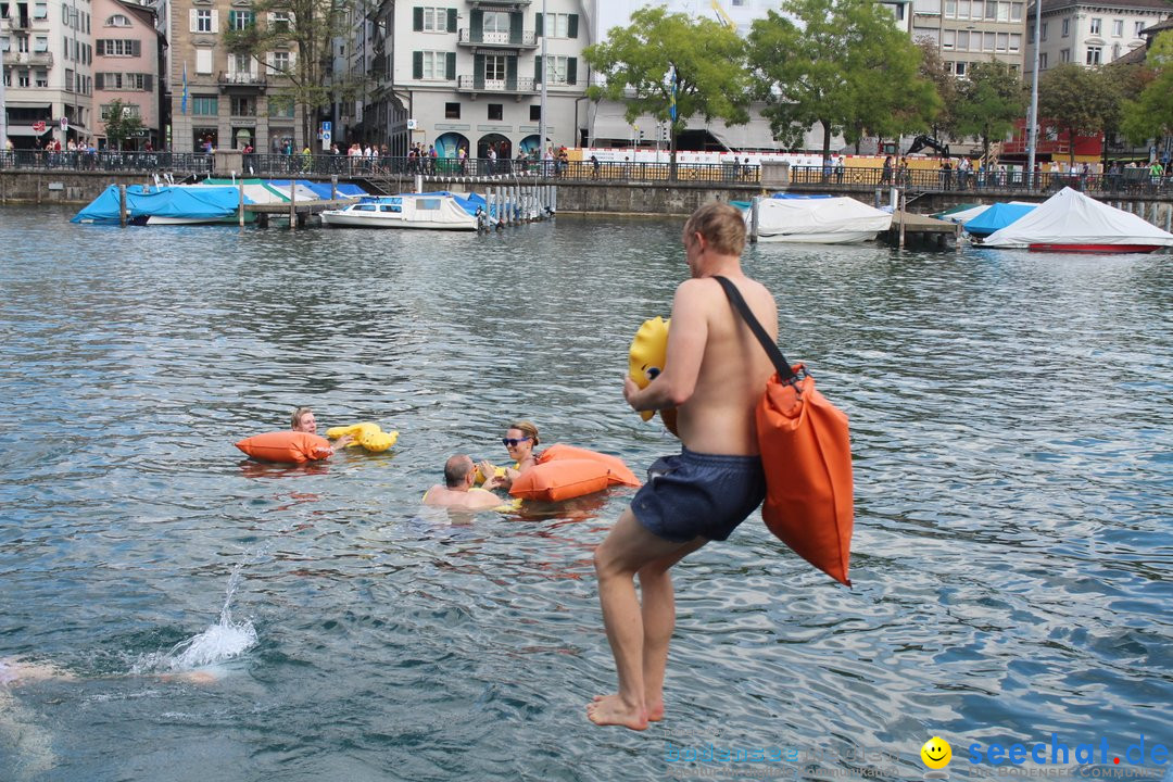 54. Zuercher Limmatschwimmen: Zuerich - Schweiz, 18.08.2018