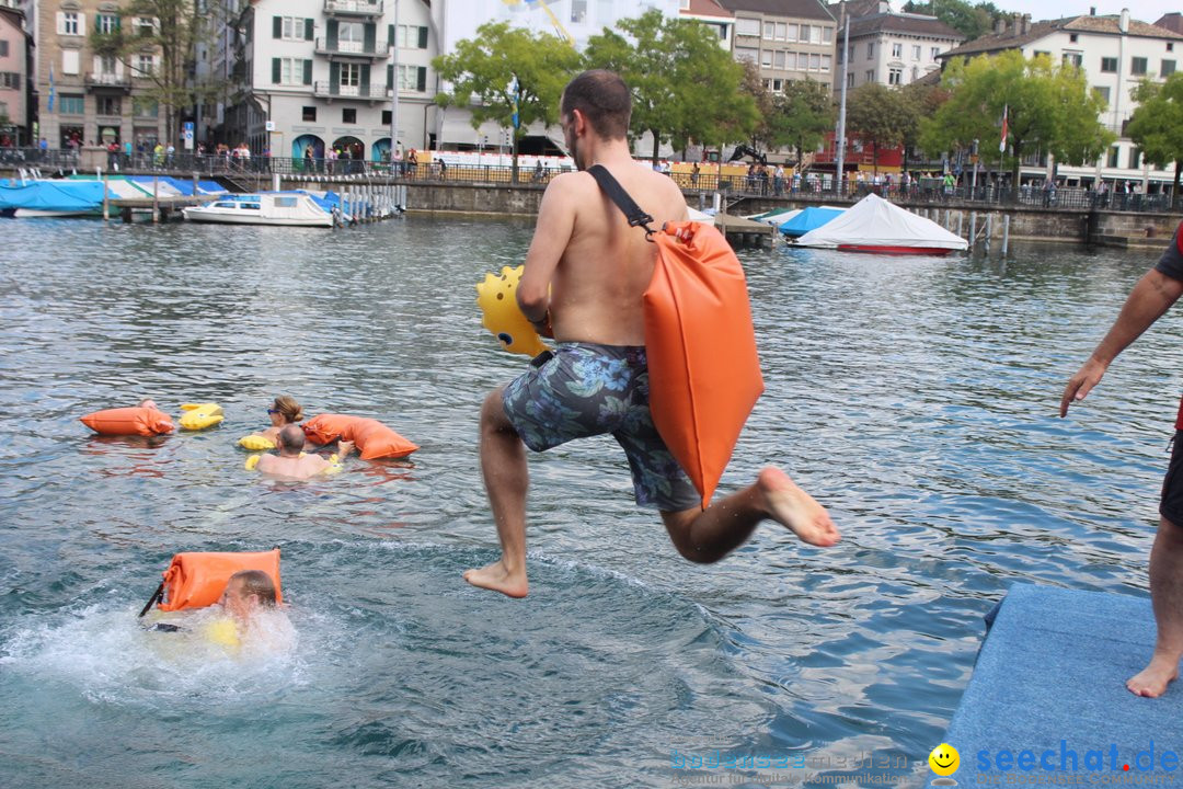 54. Zuercher Limmatschwimmen: Zuerich - Schweiz, 18.08.2018