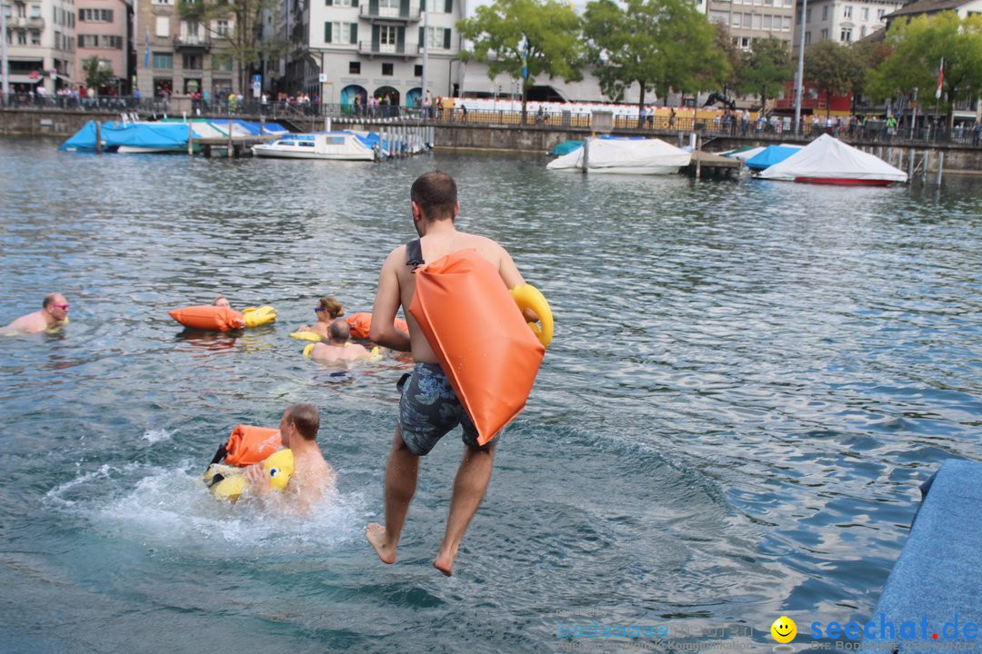 54. Zuercher Limmatschwimmen: Zuerich - Schweiz, 18.08.2018