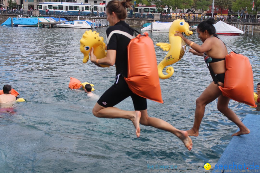 54. Zuercher Limmatschwimmen: Zuerich - Schweiz, 18.08.2018