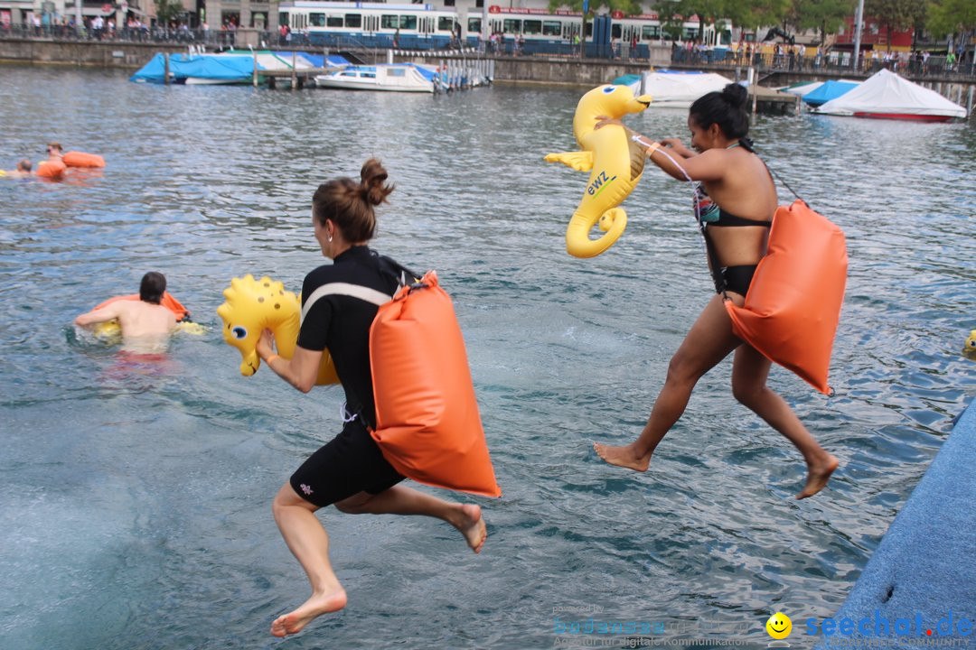 54. Zuercher Limmatschwimmen: Zuerich - Schweiz, 18.08.2018