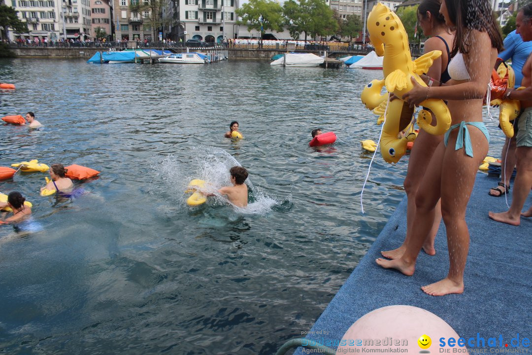 54. Zuercher Limmatschwimmen: Zuerich - Schweiz, 18.08.2018