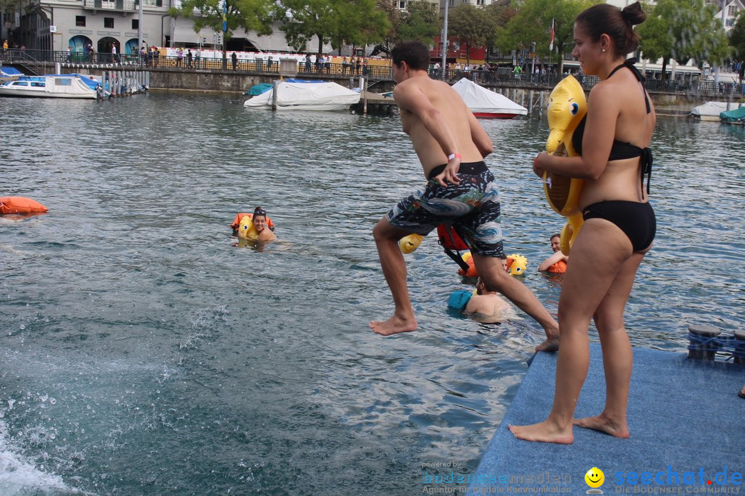 54. Zuercher Limmatschwimmen: Zuerich - Schweiz, 18.08.2018