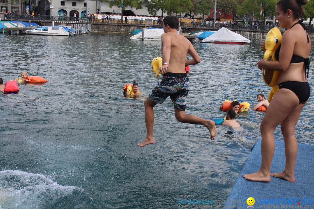 54. Zuercher Limmatschwimmen: Zuerich - Schweiz, 18.08.2018