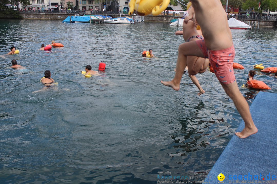 54. Zuercher Limmatschwimmen: Zuerich - Schweiz, 18.08.2018