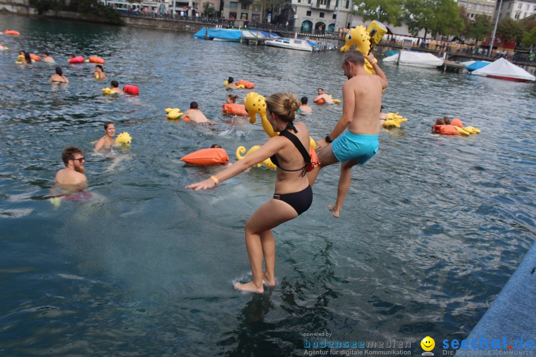 54. Zuercher Limmatschwimmen: Zuerich - Schweiz, 18.08.2018