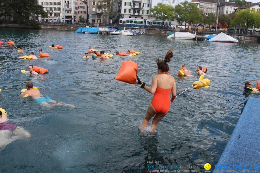 54. Zuercher Limmatschwimmen: Zuerich - Schweiz, 18.08.2018