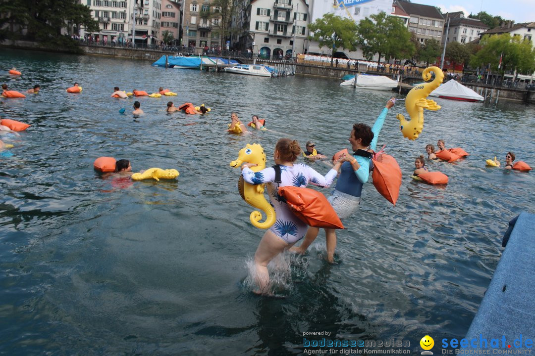 54. Zuercher Limmatschwimmen: Zuerich - Schweiz, 18.08.2018