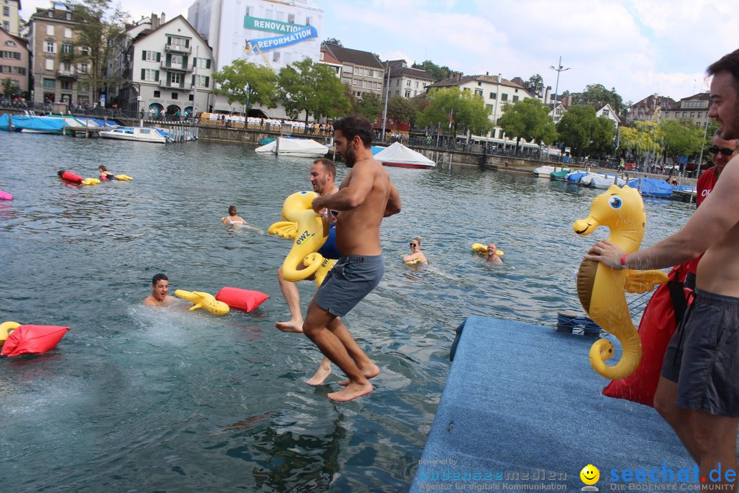 54. Zuercher Limmatschwimmen: Zuerich - Schweiz, 18.08.2018