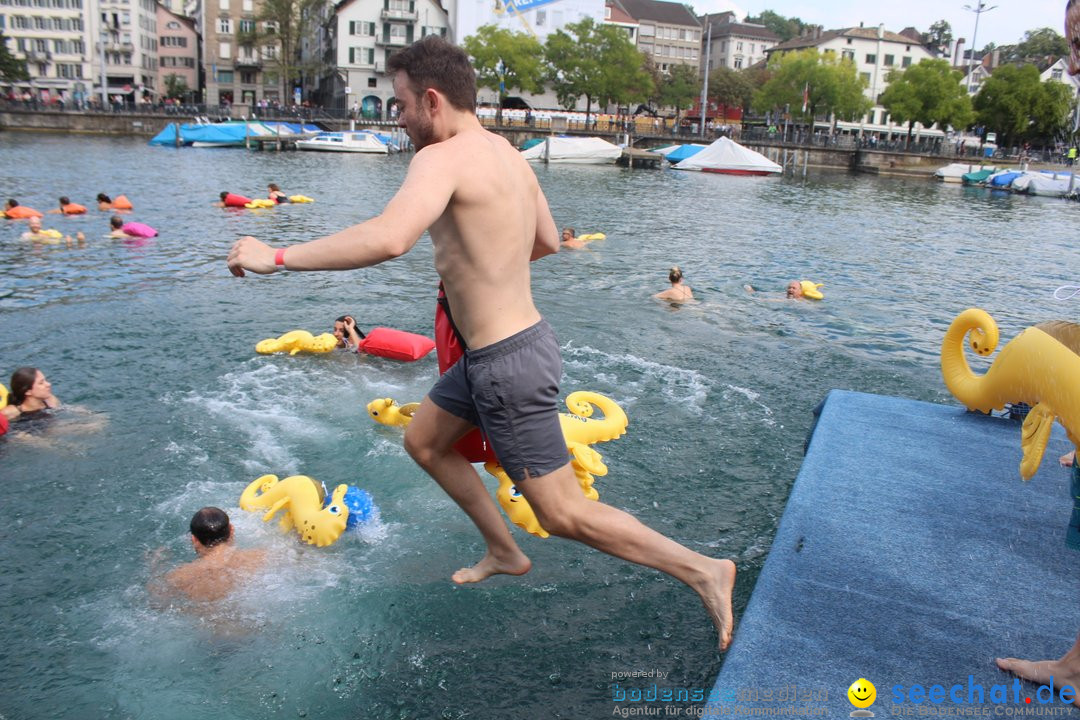 54. Zuercher Limmatschwimmen: Zuerich - Schweiz, 18.08.2018