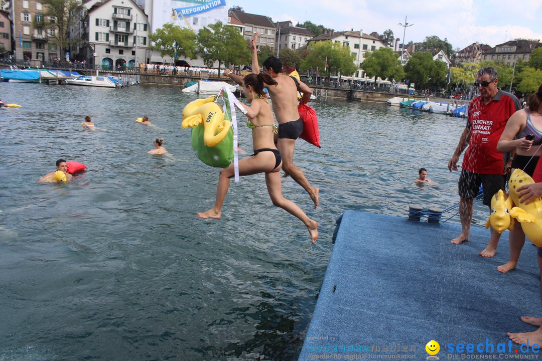 54. Zuercher Limmatschwimmen: Zuerich - Schweiz, 18.08.2018