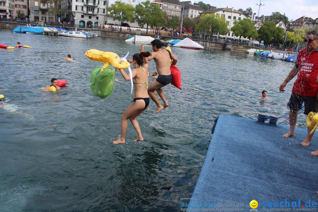 54. Zuercher Limmatschwimmen: Zuerich - Schweiz, 18.08.2018