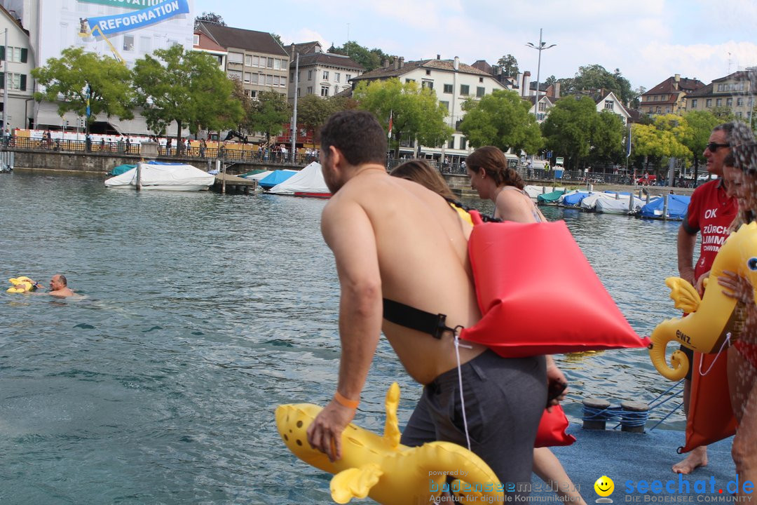 54. Zuercher Limmatschwimmen: Zuerich - Schweiz, 18.08.2018