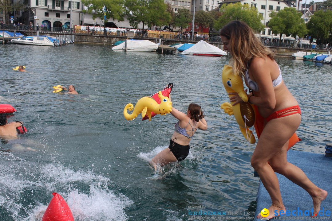 54. Zuercher Limmatschwimmen: Zuerich - Schweiz, 18.08.2018