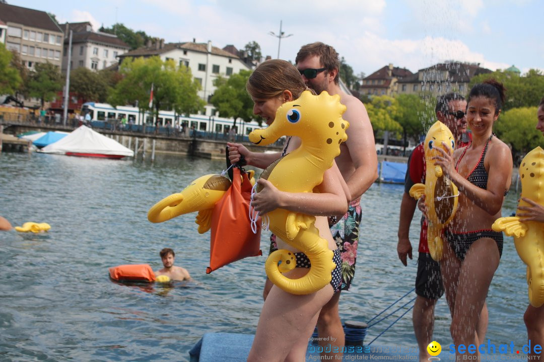 54. Zuercher Limmatschwimmen: Zuerich - Schweiz, 18.08.2018