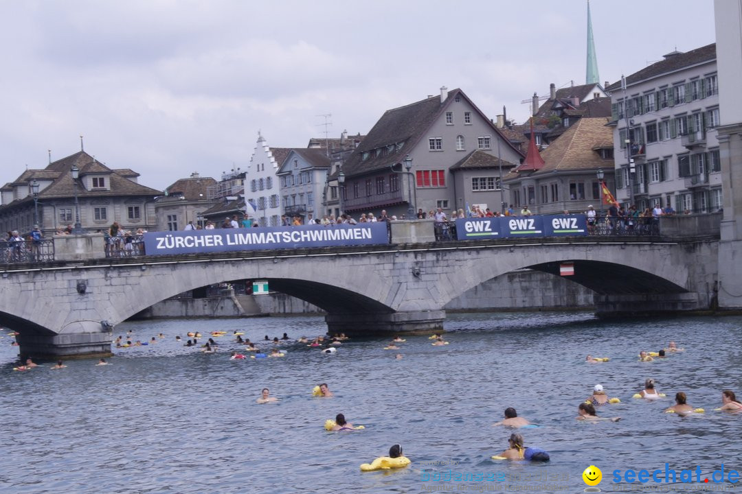 54. Zuercher Limmatschwimmen: Zuerich - Schweiz, 18.08.2018