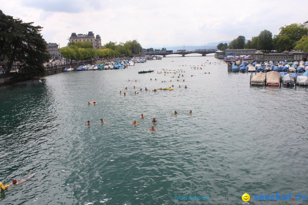 54. Zuercher Limmatschwimmen: Zuerich - Schweiz, 18.08.2018