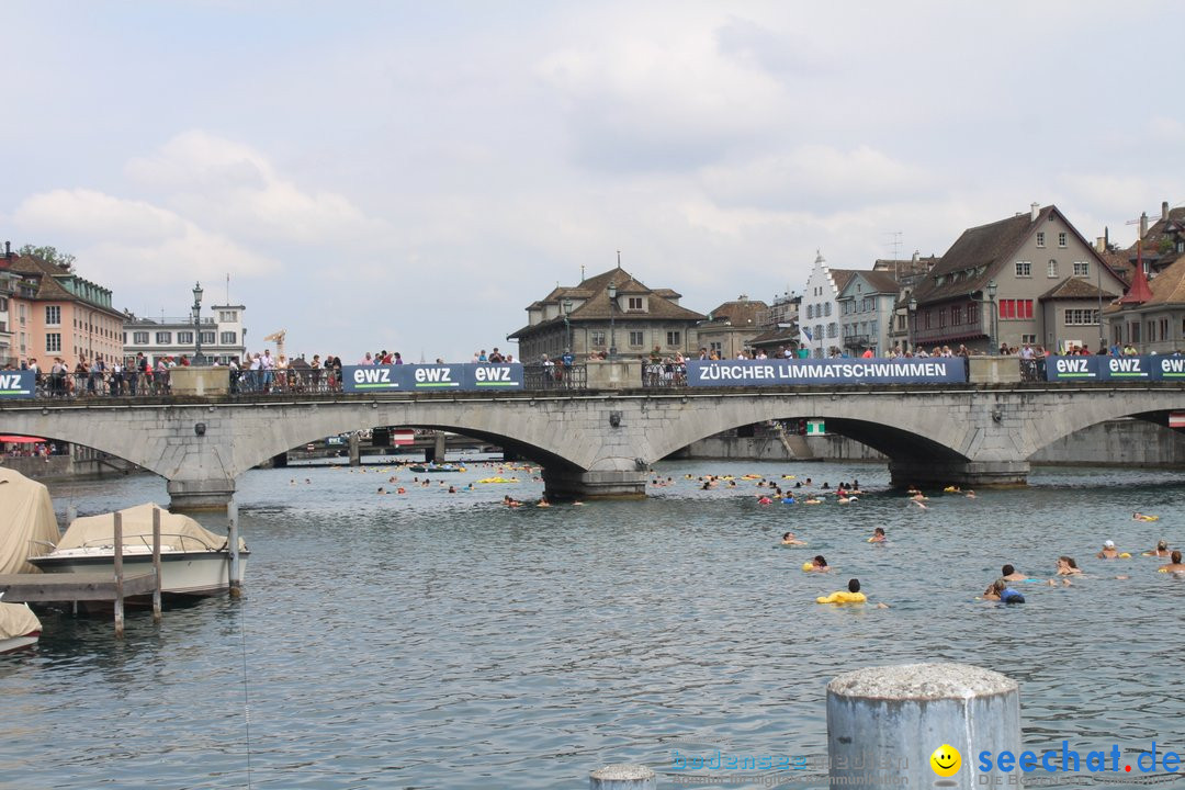 54. Zuercher Limmatschwimmen: Zuerich - Schweiz, 18.08.2018