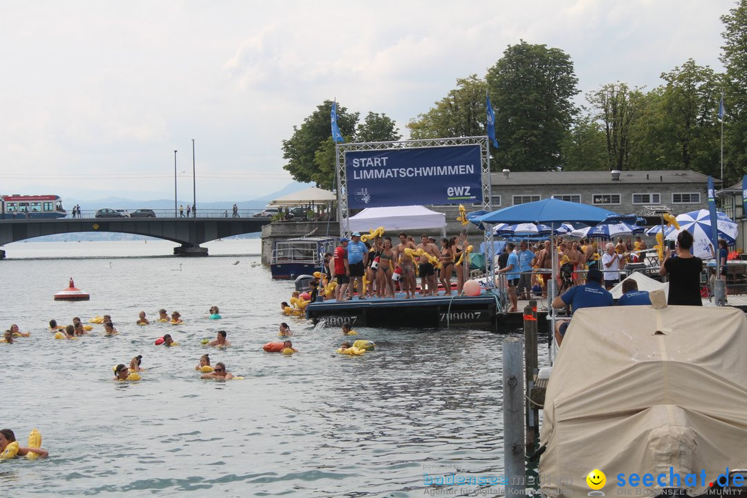 54. Zuercher Limmatschwimmen: Zuerich - Schweiz, 18.08.2018