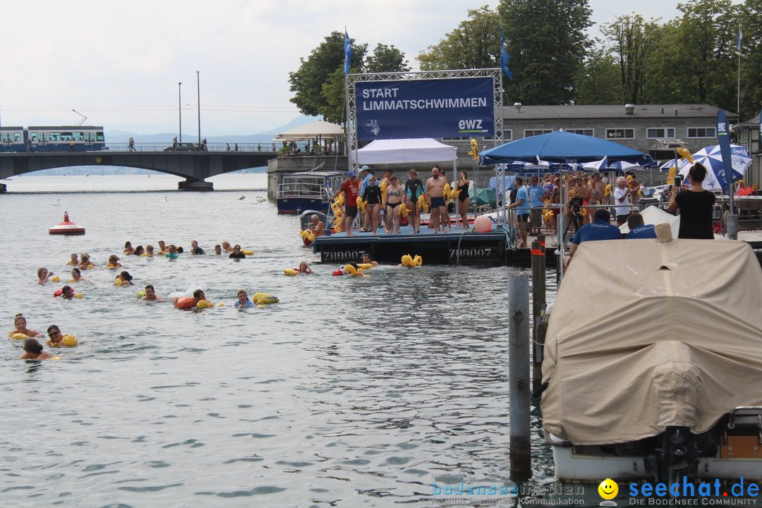 54. Zuercher Limmatschwimmen: Zuerich - Schweiz, 18.08.2018